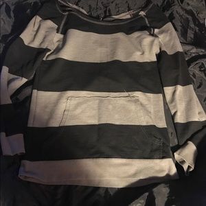 Black & Grey Wet Seal Sweatshirt